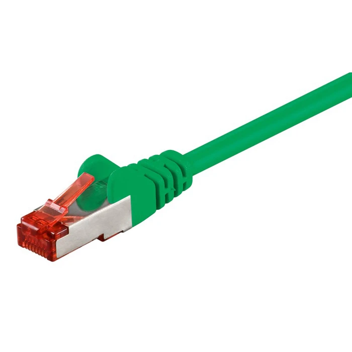 Goobay S/FTP Cat 6 Network Cable 1m Green (Model 68289)