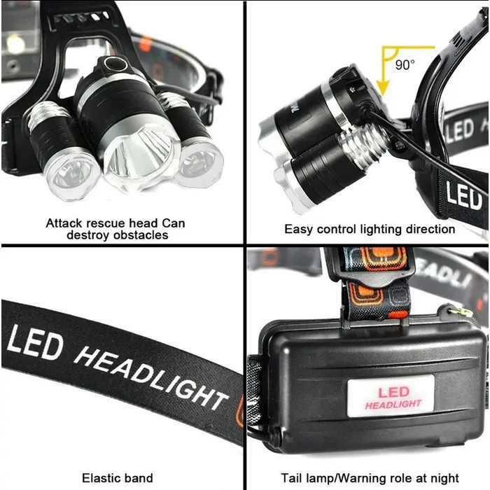 Explorer Beam - Three-LED Rechargeable Headlamp VenCore 75097