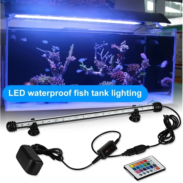 AquaBright - Αδιάβροχη LED Ράβδος Φωτισμού Ενυδρείου 28cm 8W RGB (VenCore)
