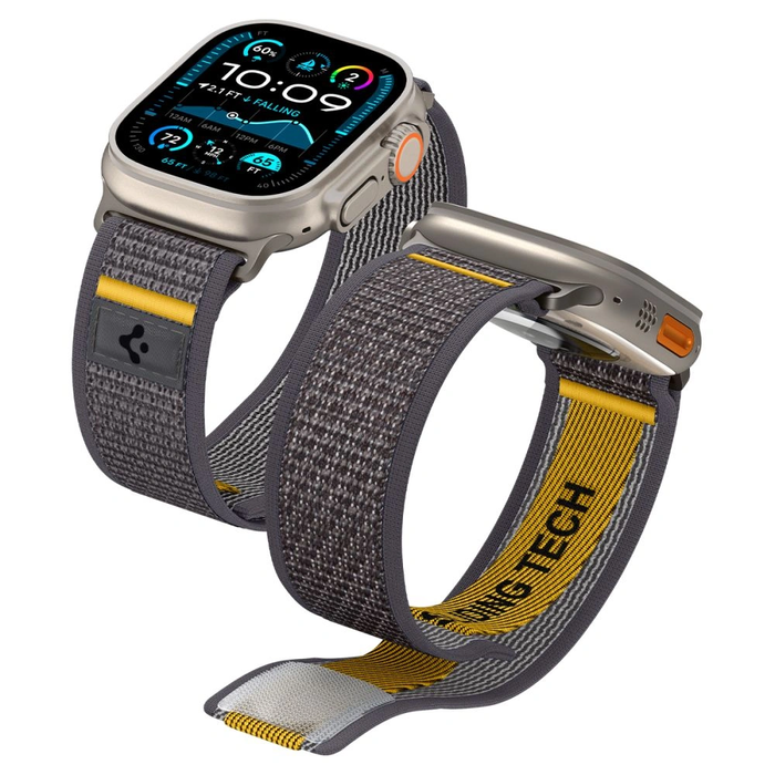 Spigen Athlex Air Apple Watch 6/7/8/9/10/SE/Ultra 1/2 44/45/46/49mm Active Gray