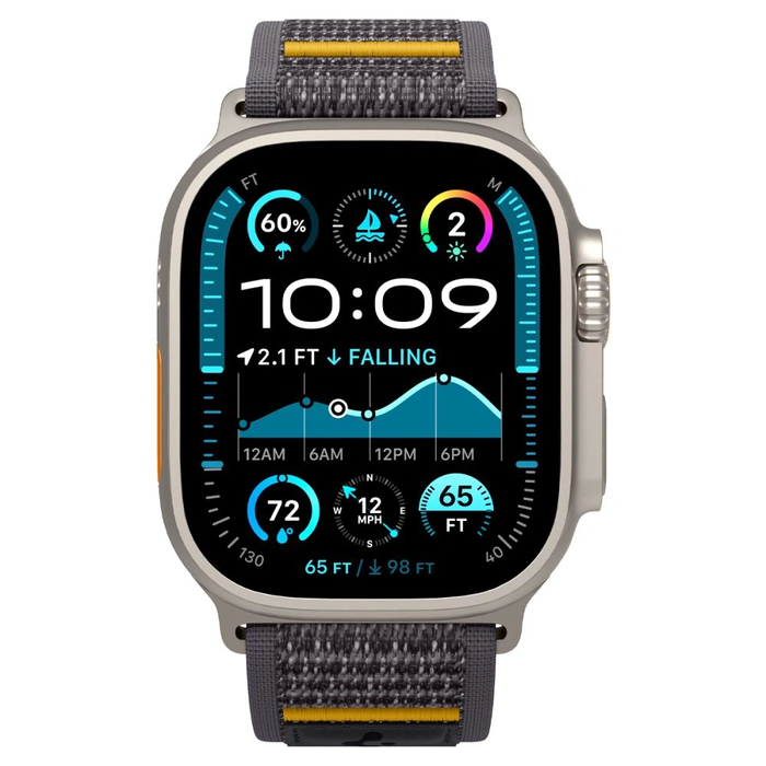 Spigen Athlex Air Apple Watch 6/7/8/9/10/SE/Ultra 1/2 44/45/46/49mm Active Gray
