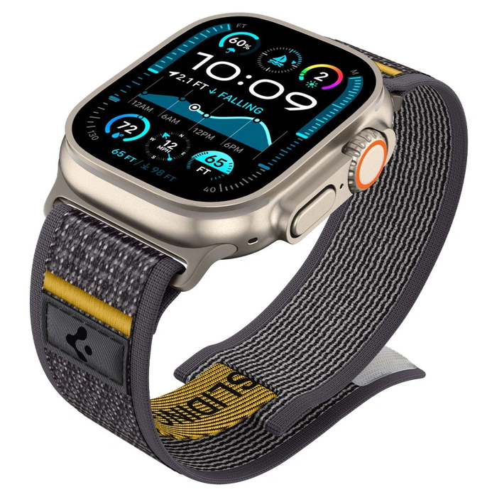 Spigen Athlex Air Apple Watch 6/7/8/9/10/SE/Ultra 1/2 44/45/46/49mm Active Gray