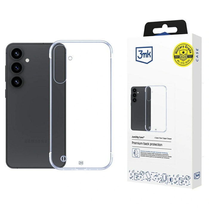 3MK Just20g Clear Case Samsung Galaxy S25+ Plus