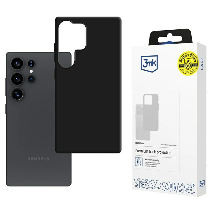 3MK Matt Case Samsung Galaxy S25 Ultra black