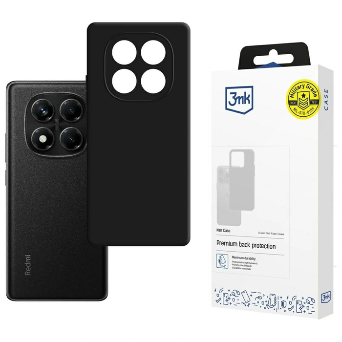 3MK Matt Case Xiaomi Redmi Note 14 Pro 4G black