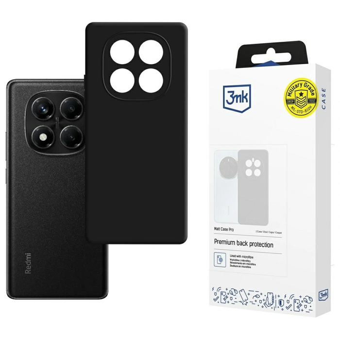 3MK Matt Case Pro Redmi Note 14 Pro 4G black