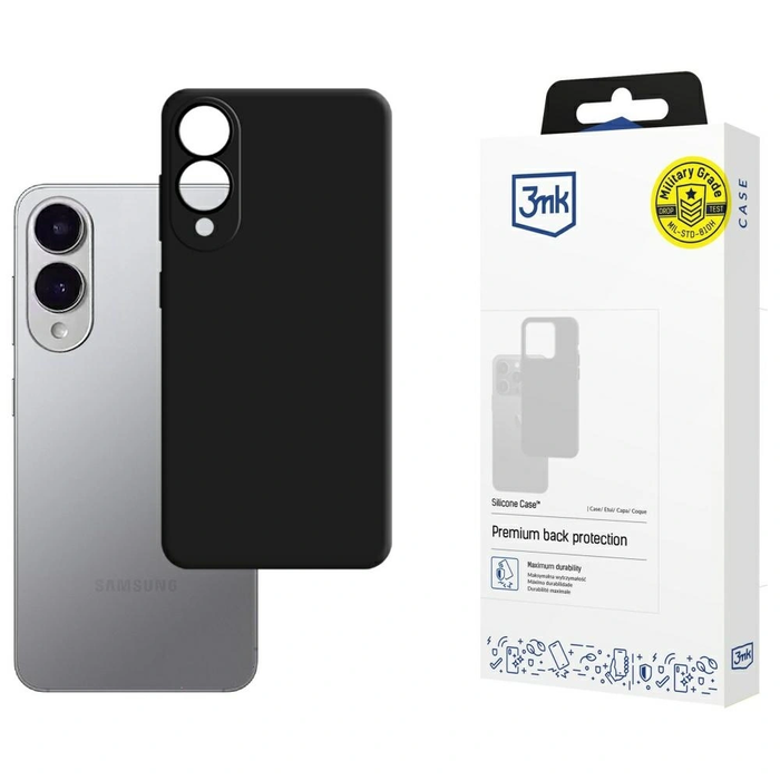 3MK Silicone Case Samsung Galaxy S25 Edge black