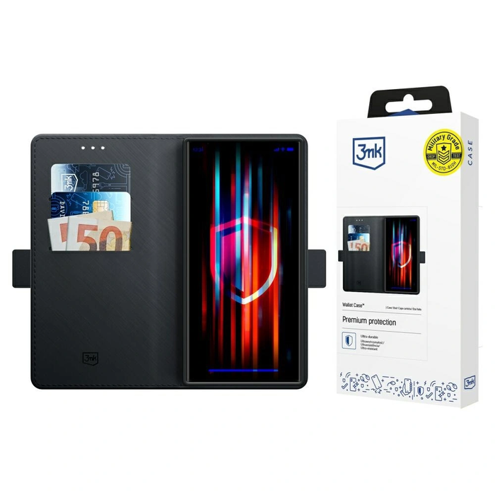 3MK Wallet Case Samsung Galaxy S25 Ultra black