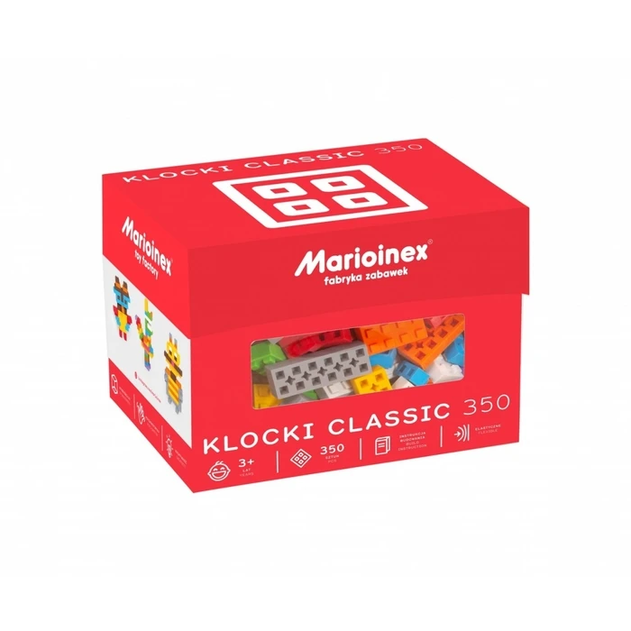 Τουβλάκια Marioinex Blocks Classic 350 Pcs