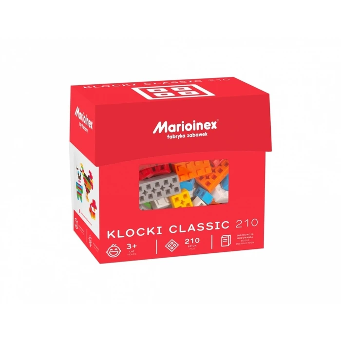 Τουβλάκια Marioinex Blocks Classic 210 Pcs