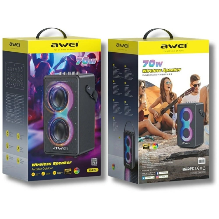 AWEI KA15 Wireless Speaker Bluetooth 5.3 70W Black
