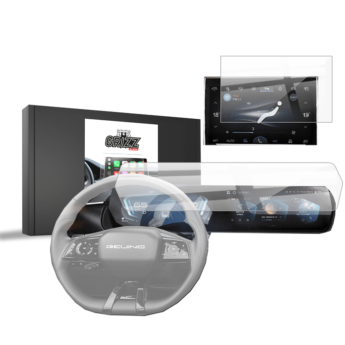 Ceramic GrizzGlass CarDisplay Protection BAIC BEIJING 7 (2024-2026) Grizz [2in1]