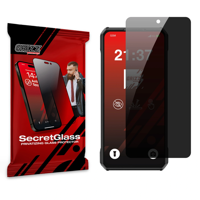 GrizzGlass Matte SecretGlass Ulefone Armor 30 Pro