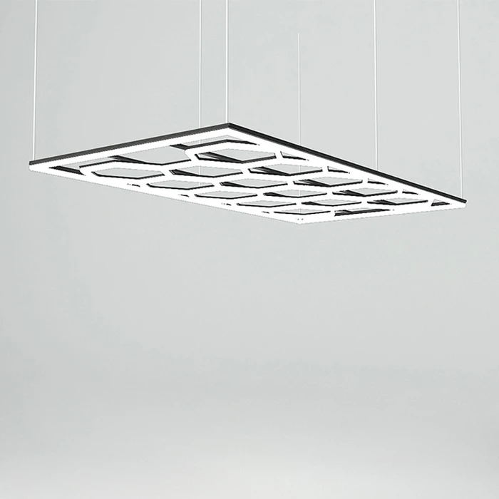 StrataBeam - Διακοσμητικό LED Φωτιστικό Πάνελ Οροφής Πολυγωνικού Σχεδιασμού 534W 6500K VenCore (M484.0 x Π243.3 x Υ2cm)