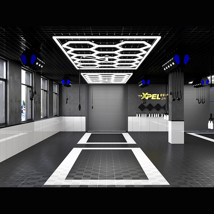 StrataBeam - Διακοσμητικό LED Φωτιστικό Πάνελ Οροφής Πολυγωνικού Σχεδιασμού 534W 6500K VenCore (M484.0 x Π243.3 x Υ2cm)
