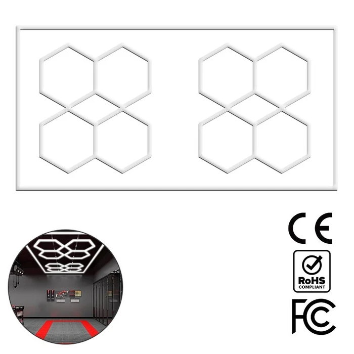 GridAura - Διακοσμητικό LED Φωτιστικό Πάνελ Οροφής 456W (6500K) VenCore