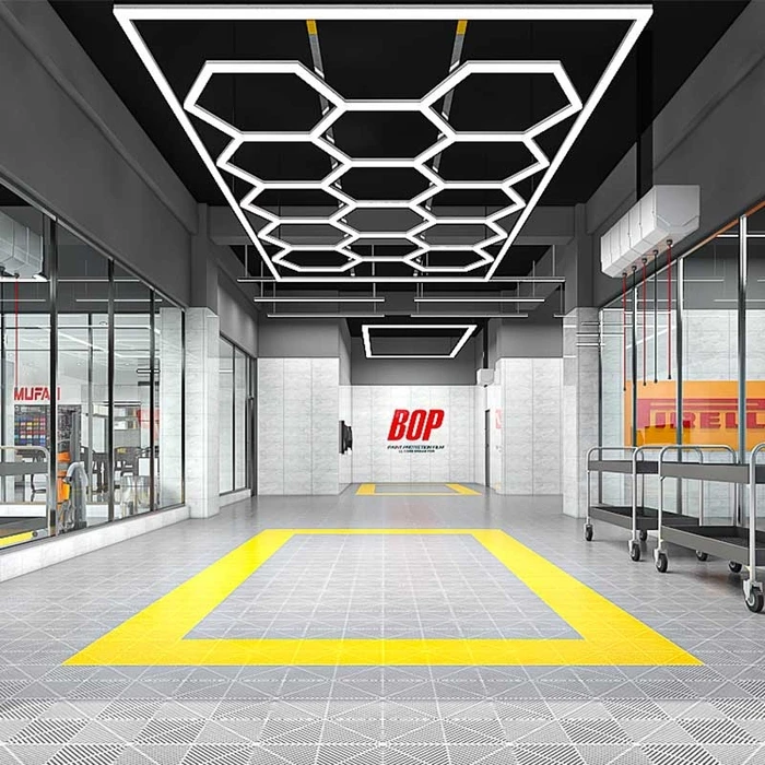 StrataBeam - Διακοσμητικό LED Φωτιστικό Πάνελ Οροφής Πολυγωνικού Σχεδιασμού 534W 6500K VenCore (M484.0 x Π243.3 x Υ2cm)