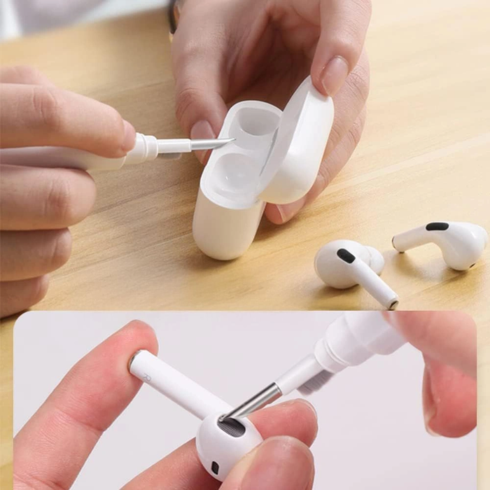 Tech-Protect CS02 Cleaner Set 3in1 For Earphone White