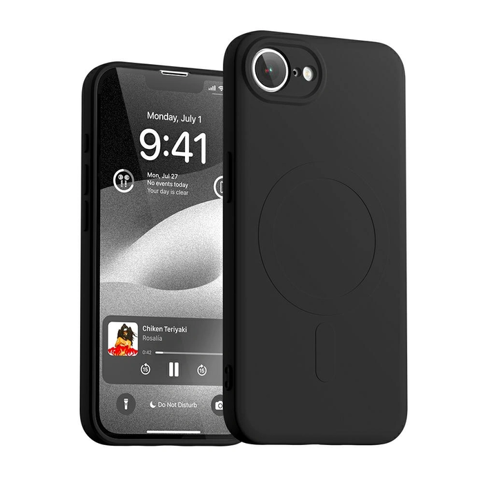 Mercury Semi-Silicone MagSafe Case Apple iPhone 17e / 16e black