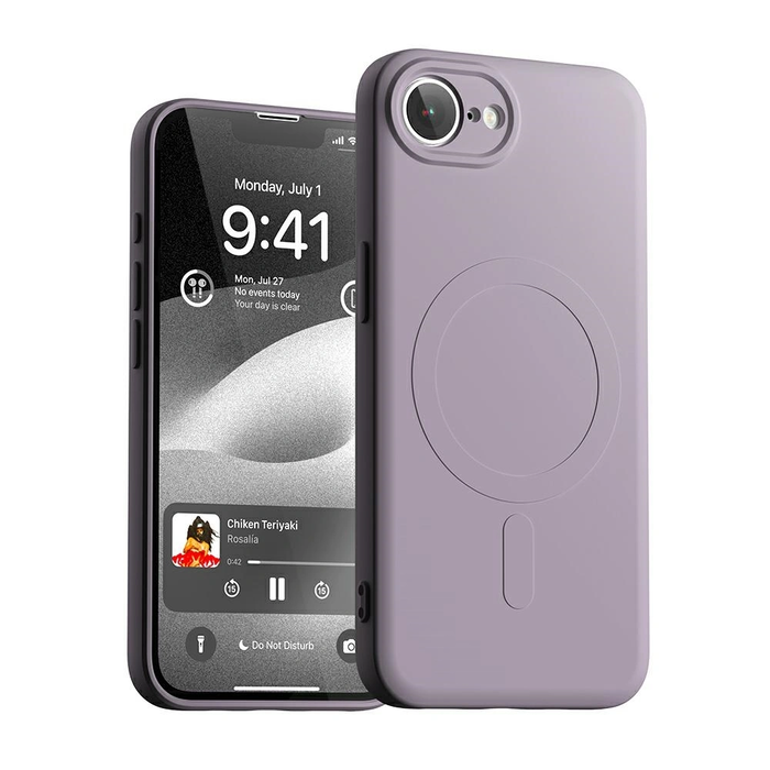 Mercury Semi-Silicone MagSafe Case Apple iPhone 17e / 16e lavender