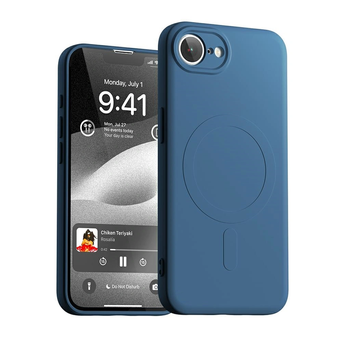 Mercury Semi-Silicone MagSafe Case Apple iPhone 17e / 16e blue