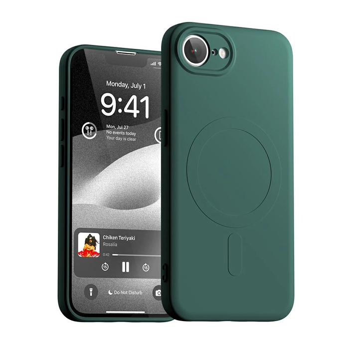 Mercury Semi-Silicone MagSafe Case Apple iPhone 17e / 16e green