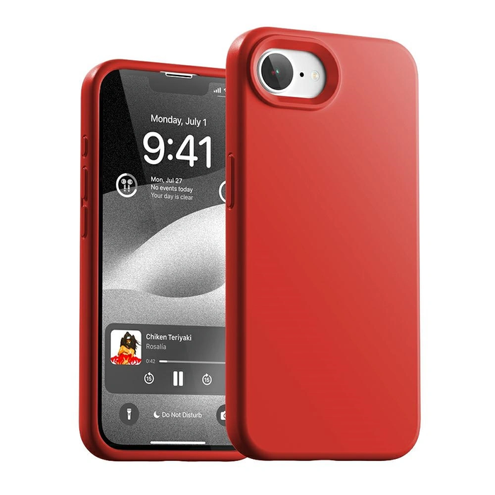 Mercury Silicone Case Apple iPhone 17e / 16e red