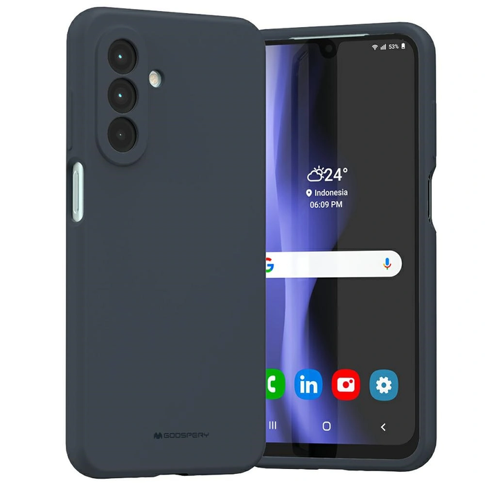 Mercury Silicone Case Samsung Galaxy A26 navy blue