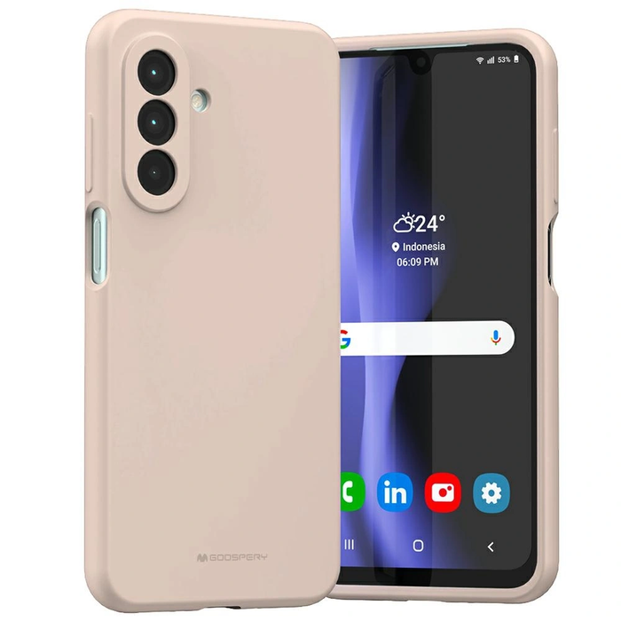 Mercury Silicone Case Samsung Galaxy A26 pink sandy