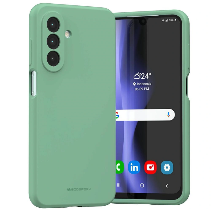 Mercury Silicone Case Samsung Galaxy A26 green