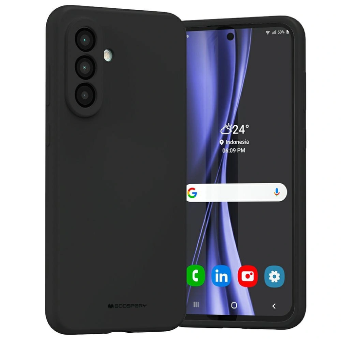 Mercury Silicone Case Samsung Galaxy A36 black