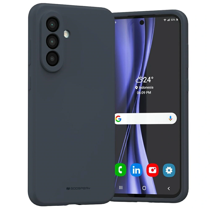 Mercury Silicone Case Samsung Galaxy A56 navy blue