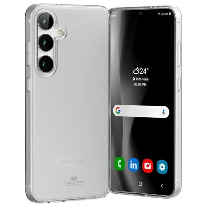 Mercury Jelly Clear Case Samsung Galaxy S24 FE clear