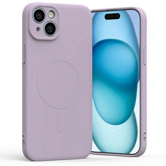 Mercury MagSafe Semi-Silicone Case Apple iPhone 15 Plus lilac purple