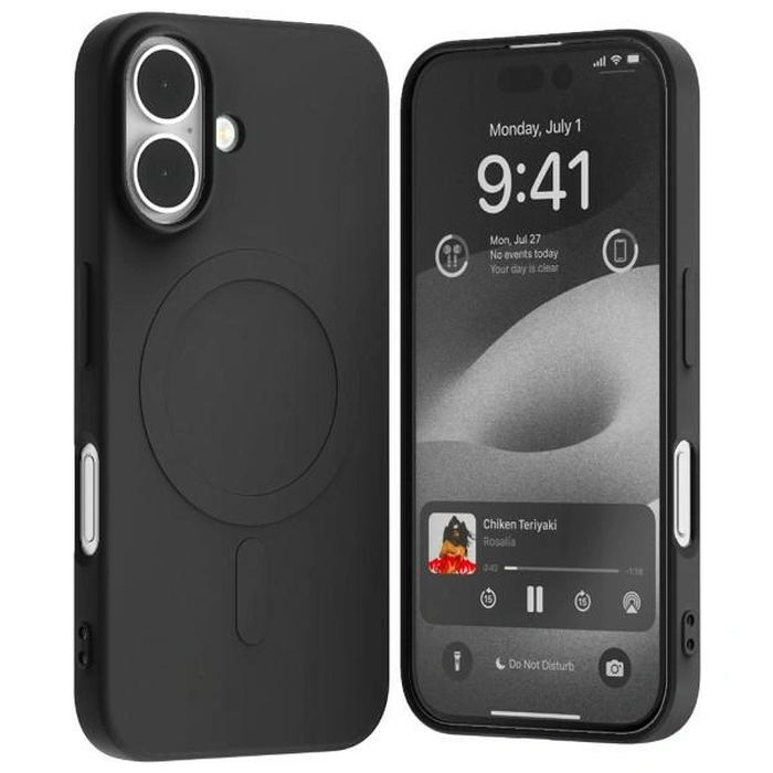 Mercury MagSafe Semi-Silicone Case Apple iPhone 16 black