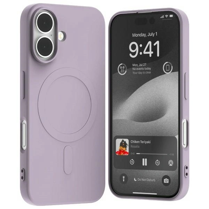 Mercury MagSafe Semi-Silicone Case Apple iPhone 16 lilac purple