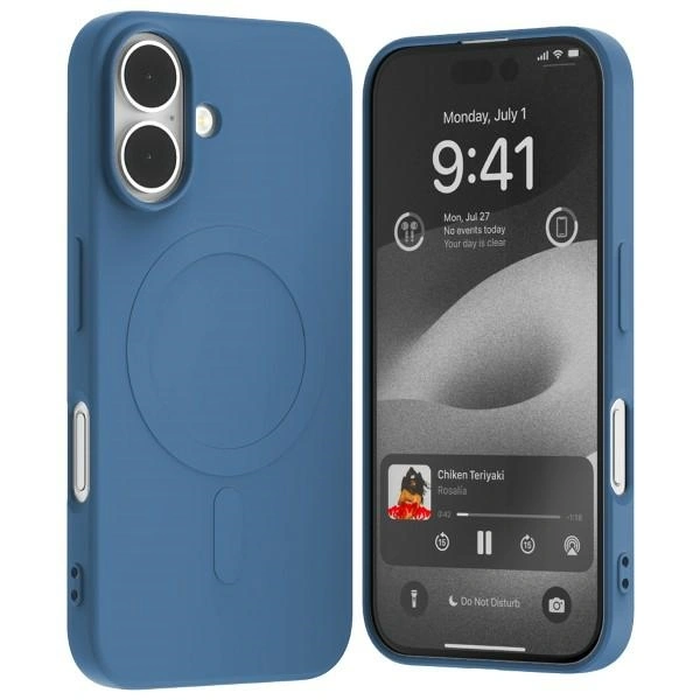 Mercury MagSafe Semi-Silicone Case Apple iPhone 16 blue