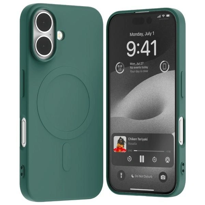 Mercury MagSafe Semi-Silicone Case Apple iPhone 16 green