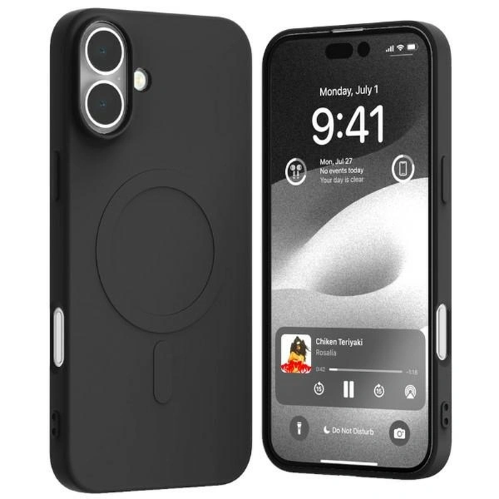 Mercury MagSafe Semi-Silicone Case Apple iPhone 16 Plus black