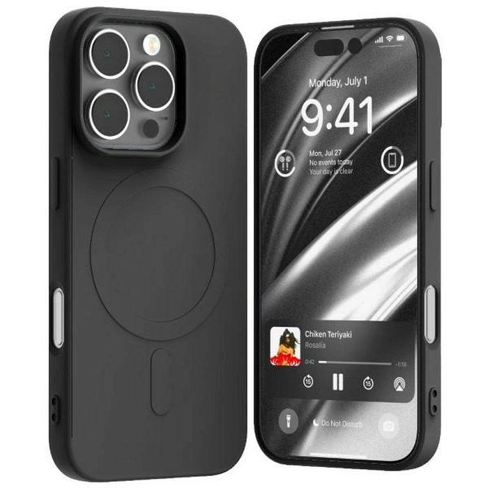 Mercury MagSafe Semi-Silicone Case Apple iPhone 16 Pro black