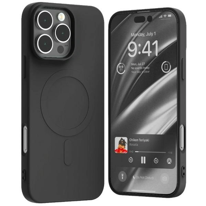 Mercury MagSafe Semi-Silicone Case Apple iPhone 16 Pro Max black