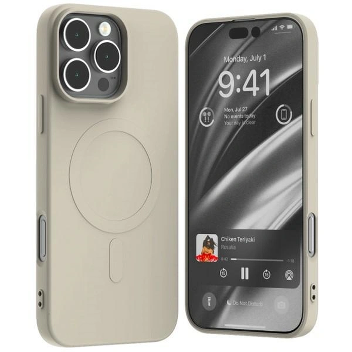 Mercury MagSafe Semi-Silicone Case Apple iPhone 16 Pro Max stone