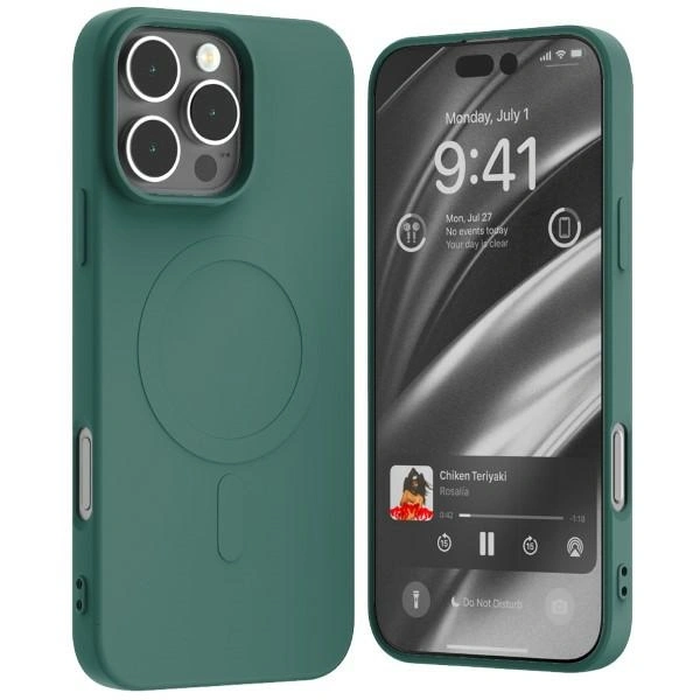 Mercury MagSafe Semi-Silicone Case Apple iPhone 16 Pro Max green