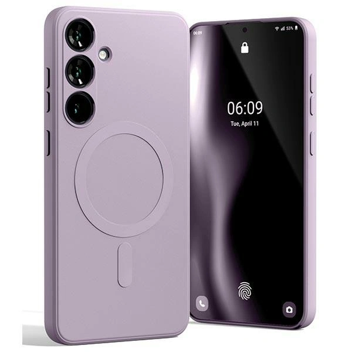 Mercury MagSafe Semi-Silicone Case Samsung Galaxy S24+ Plus lilac purple