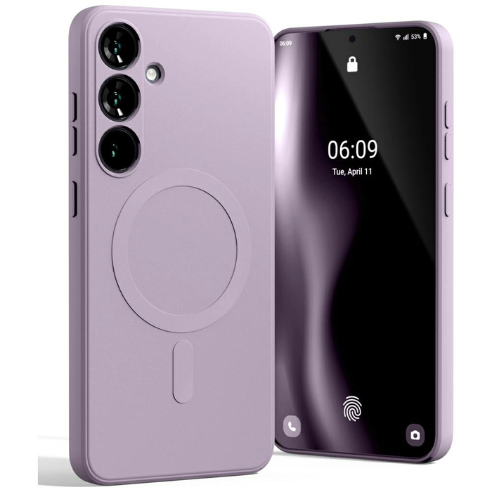 Mercury MagSafe Semi-Silicone Case Samsung Galaxy S25+ Plus lilac purple