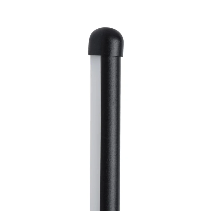VenCore Linear Round 6093-20003 - Modern Wall 2-Light LED 18W 120cm Black Aluminum with Adjustable CCT (Warm-Daylight-Cool) via On-Off switch