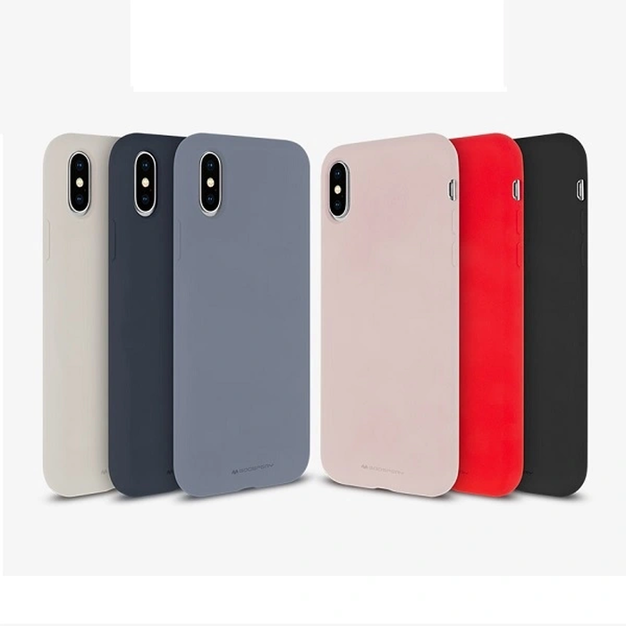 Mercury Silicone Case Apple iPhone 15 Plus black