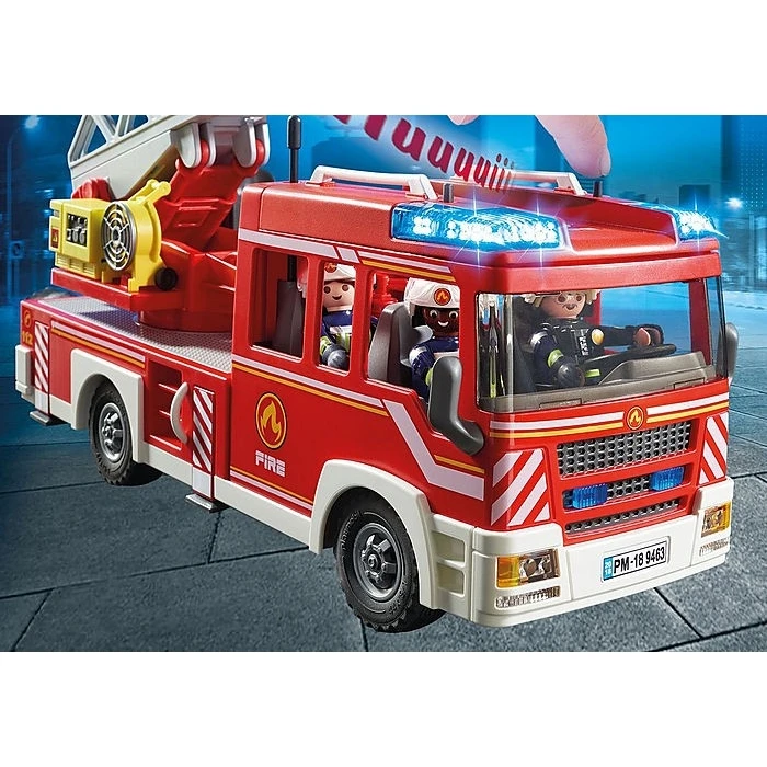 Playmobil Figurines Set Fire Ladder Unit