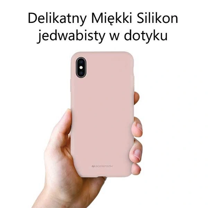 Mercury Silicone Case Apple iPhone 15 Plus pink sandy