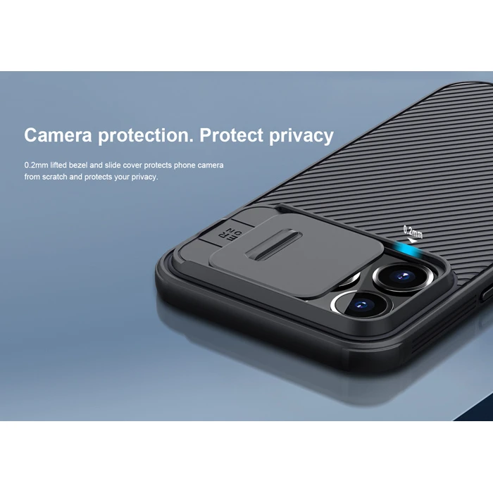 Θήκη Κινητού Nillkin CamShield Pro για Apple iPhone 13 Pro, μαύρη
